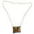 La Perla Necklace Golden Leather  ref.117543