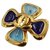 Chanel Pins & brooches Blue Metal  ref.117627