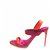 Burberry Pink Satin Heeled Sandals Orange Cloth  ref.117651