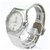 Omega Silver Edelstahl Constellation Quarz Uhr 123.13.35.60.52.001 Silber Weiß Leder Metall  ref.117680
