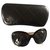 Chanel Des lunettes de soleil Noir Blanc  ref.117732