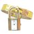 Hermès Kelly Golden Gelb Leder Vergoldet  ref.117738
