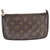 Louis Vuitton Pochette Accessoires Brown Cloth  ref.117762