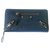Balenciaga carteiras Azul Couro  ref.117807