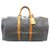 Louis Vuitton keepall 55 Monogramm Braun Leder  ref.117830