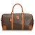Céline Celine Brown Macadam Travel Bag Leather Plastic  ref.117871