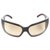 Chanel Brown Oversized Wrap-Around Sunglasses Dark brown  ref.117889