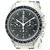 Omega Silver Speedmaster aus Edelstahl 50Mechanische Uhr zum Jubiläum Schwarz Silber Metall  ref.117930