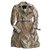 Burberry Prorsum Runway Sand Zippers Trench Coat Beige Cotton Polyester  ref.118041