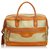 Balenciaga Brown Nylon Travel Bag Marrom Bege Castanho claro Couro Pano  ref.118144