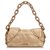 Prada Brown Leather Chain Shoulder Bag Beige  ref.118146