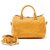 Speedy Louis Vuitton Alça de ombro rápida 25 Impressão do monograma Amarelo Couro  ref.118232