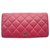 Chanel Wallets Red Leather  ref.118283