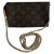 Bucket Louis Vuitton Pochette Marrone Pelle