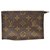 Louis Vuitton pochette Brown Cloth  ref.118678