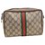Gucci Sherry Line GG Clutch Bag Brown Cloth  ref.118725