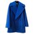 Michael Kors Coats, Outerwear Blue Wool  ref.118755