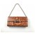 Gucci Orange Python Bamboo Clutch Leather  ref.118817