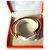 Hermès Bracelet Vintage "Demi Jonc"en Plaqué Or 18 carats et Cuir Marron Chataigne  ref.93617