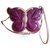 Papillon Louis Vuitton Fairy tale COLLECTOR Purple Patent leather  ref.118805