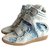 Isabel Marant sneakers Bekett denim tie & dye Blu Bianco sporco Blu chiaro Blu scuro Pelle Cotone  ref.118845