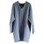 Nuovo con etichetta maglione in lana blu polvere Céline in taglia S.  ref.118863