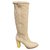 Gucci boots in sheep returned (shearling) Eggshell Deerskin  ref.118871