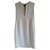 New with defect Céline white sleeveless sheath dress. Cream Viscose  ref.118881
