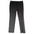 Céline Sublime pantalón de sarga de algodón CELINE 42 Antracito negro Gris antracita  ref.119051