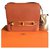 Hermès Roll Mini Hermes in Evergrain color Brick and gold clasp Orange Copper Leather  ref.119080