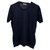 Moncler Top in maglia blu navy Cotone  ref.119093