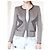Lurex-Jacke von Peru Isabel Marant Silber Metallisch Hellblau - Ansicht 2
