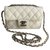 Chanel Mini Timeless Cream Leather  ref.119295