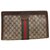 Gucci Sherry Line GG Clutch Bag Brown Cloth  ref.119369