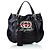 Cartella Britt in pelle nera Gucci - vista 10
