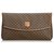 Céline Celine Brown Macadam Clutch Bag Leather Plastic  ref.119562