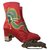 Gucci Ankle Boots Red Satin  ref.119635