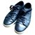 Louis Vuitton tênis Azul escuro Couro  ref.119674