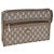 Gucci Sherry Line GG Clutch Bag Brown Cloth  ref.119724