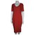 Diane Von Furstenberg DvF Alegra Dress Rosso Poliestere Viscosa Elastan  ref.119757