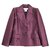 Yves Saint Laurent Jackets Purple Silk Wool  ref.119759