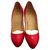 Christian Louboutin Bianca Red Leather  ref.119771