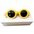 Óculos de sol unissex CHANEL x PHARRELL Amarelo Plástico  ref.119953