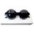 CHANEL x PHARRELL lunettes de soleil unisexe Plastique Bleu Marine  ref.119955