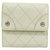 Chanel White Caviar Hook Wallet Leather  ref.120054
