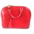 Louis Vuitton Red Vernis Alma PM Rot Leder Lackleder  ref.120107