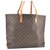 Louis Vuitton Cabas Alto Brown Cloth  ref.120144