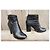 Botas de cuero negras Tory Burch Negro - vista 4