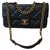 Timeless Classic CHANEL Blue Navy blue Dark blue Leather  ref.120320