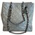 Chanel Shopping Grey Leather  ref.120343